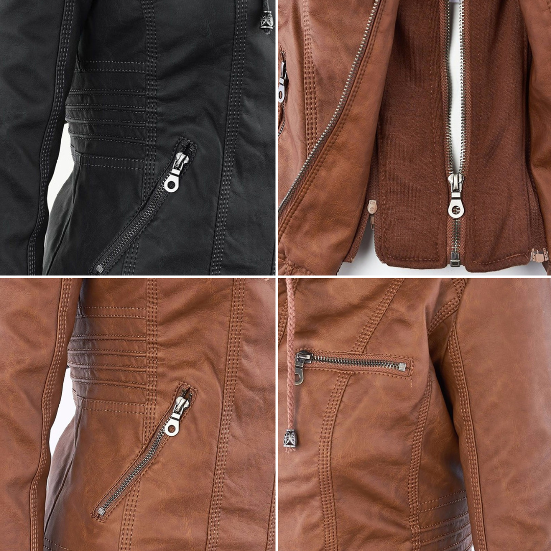 VELA | Hooded Moto Jacket