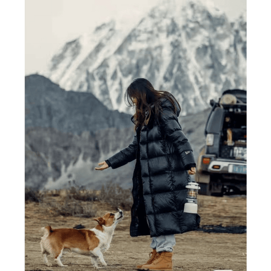 TARON | Long Quilted Puffer Coat