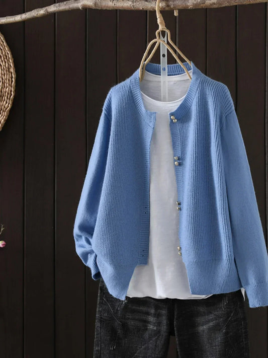 LEORA | Woven-Edge Knit