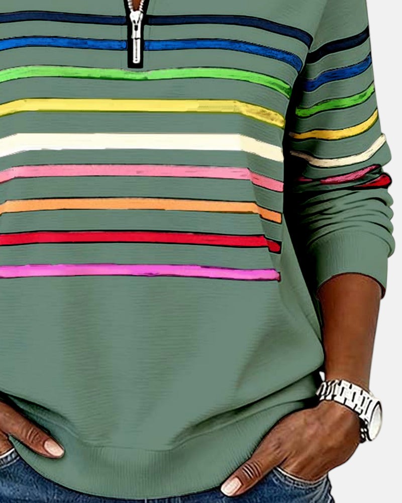 CASCADE | City-Scape Zip-Pullover