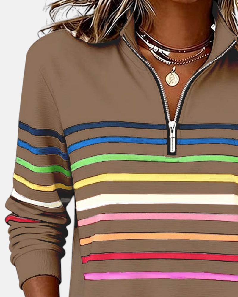 CASCADE | City-Scape Zip-Pullover