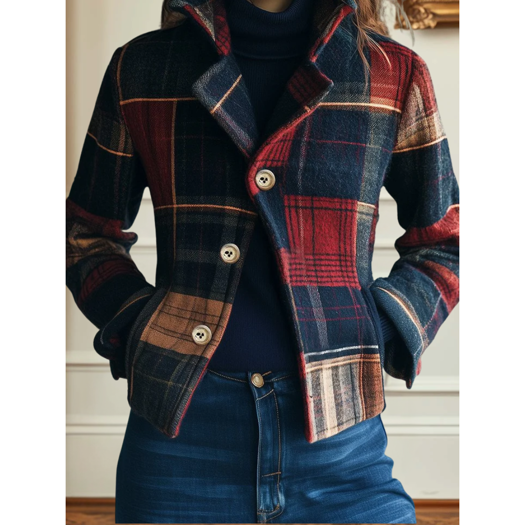 ECHO | Tailored Plaid Blazer
