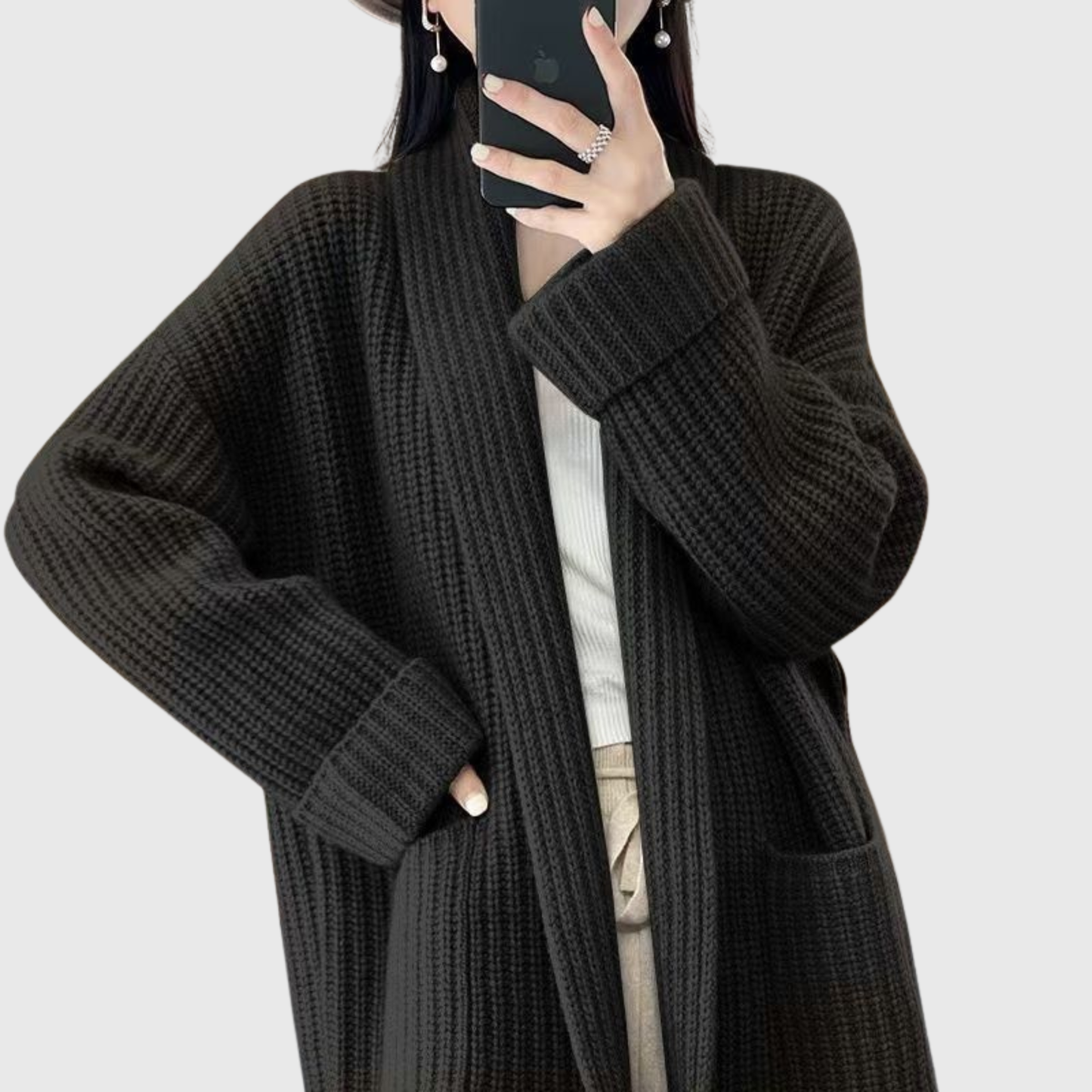 AMIE | Plush-Front Knit