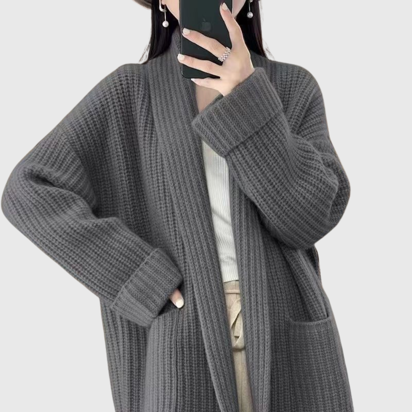 AMIE | Plush-Front Knit