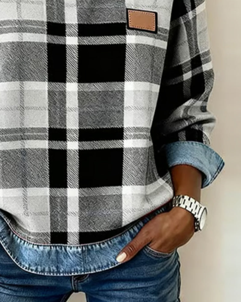 JUNO | Artisan Patch Sweatshirt