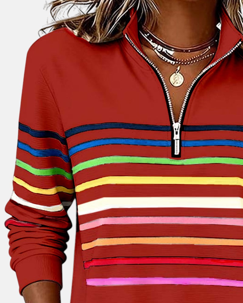 CASCADE | City-Scape Zip-Pullover
