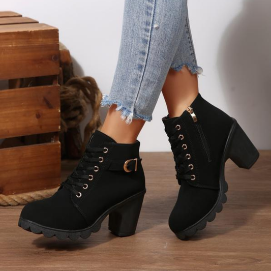 ZENYA | Buckled Heeled Boot