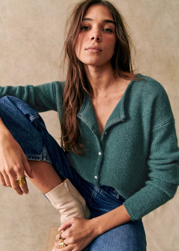 MAVEN | Cuffed-Knit Wrap