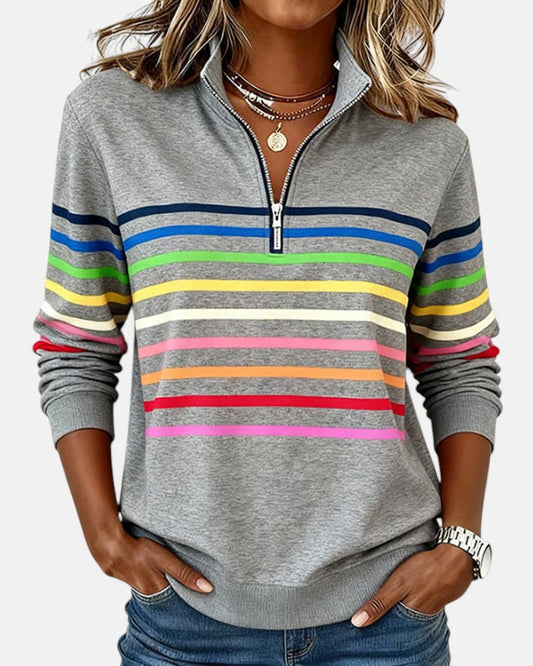 CASCADE | City-Scape Zip-Pullover