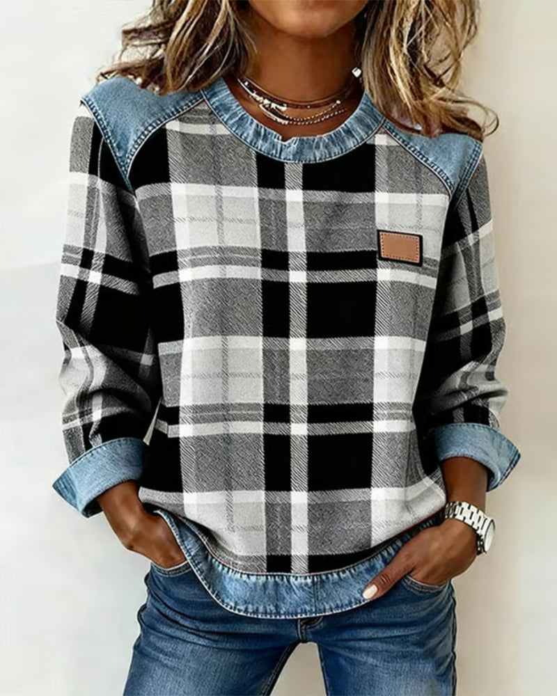 JUNO | Artisan Patch Sweatshirt