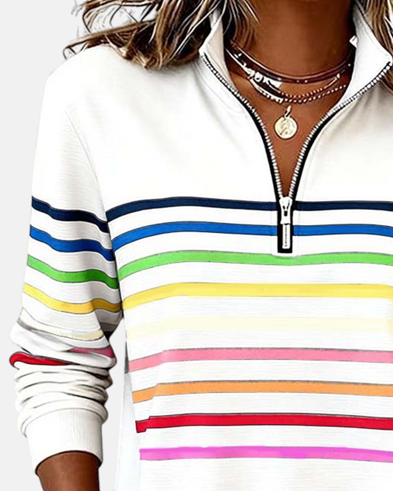 CASCADE | City-Scape Zip-Pullover