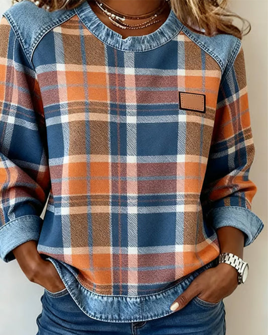 JUNO | Artisan Patch Sweatshirt