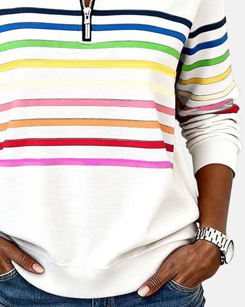 CASCADE | City-Scape Zip-Pullover