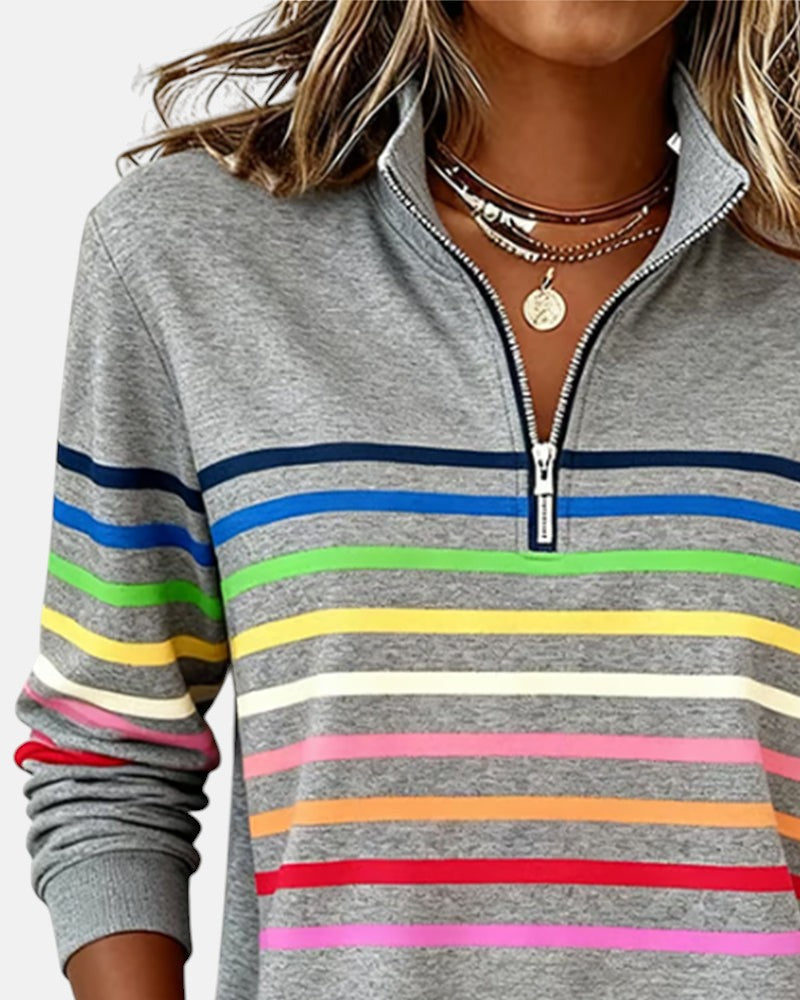 CASCADE | City-Scape Zip-Pullover