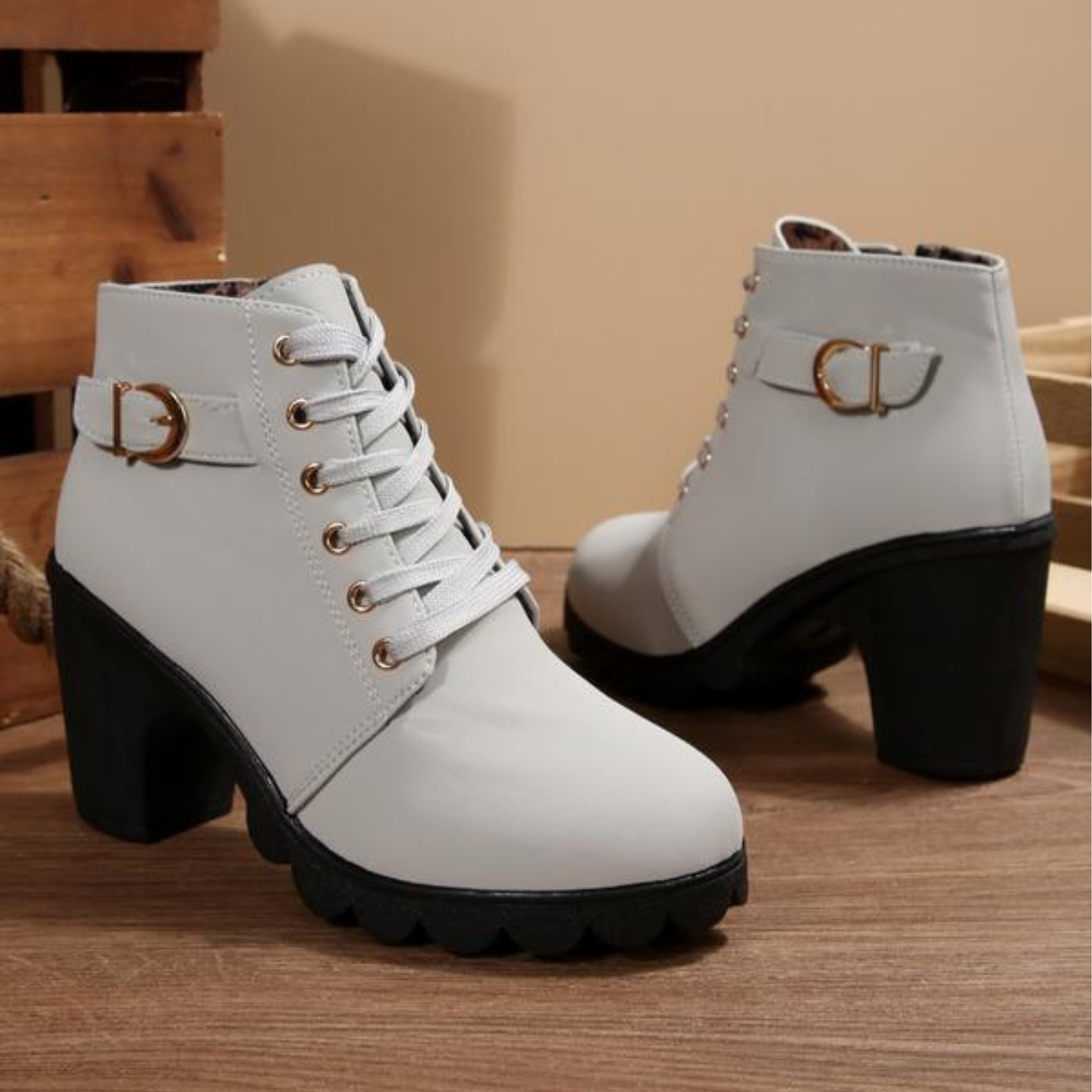 ZENYA | Buckled Heeled Boot