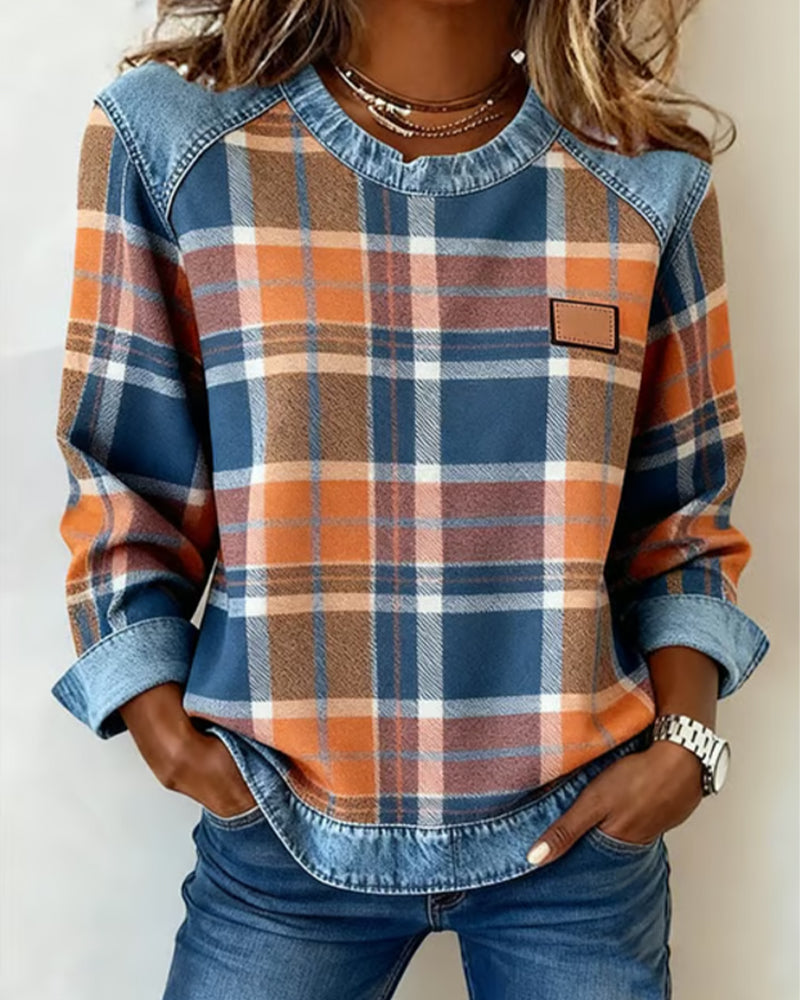 JUNO | Artisan Patch Sweatshirt
