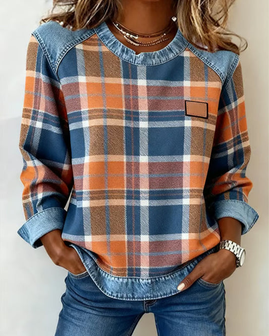 JUNO | Artisan Patch Sweatshirt