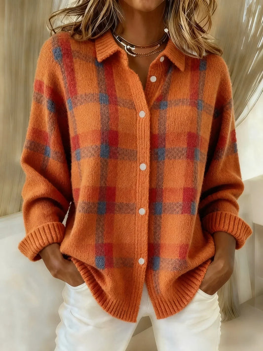 ORION | Vintage Ease Button-Front Sweater