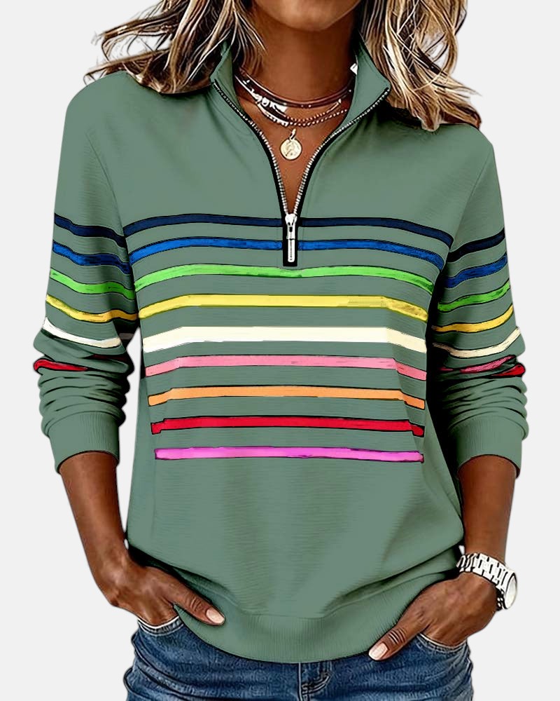CASCADE | City-Scape Zip-Pullover