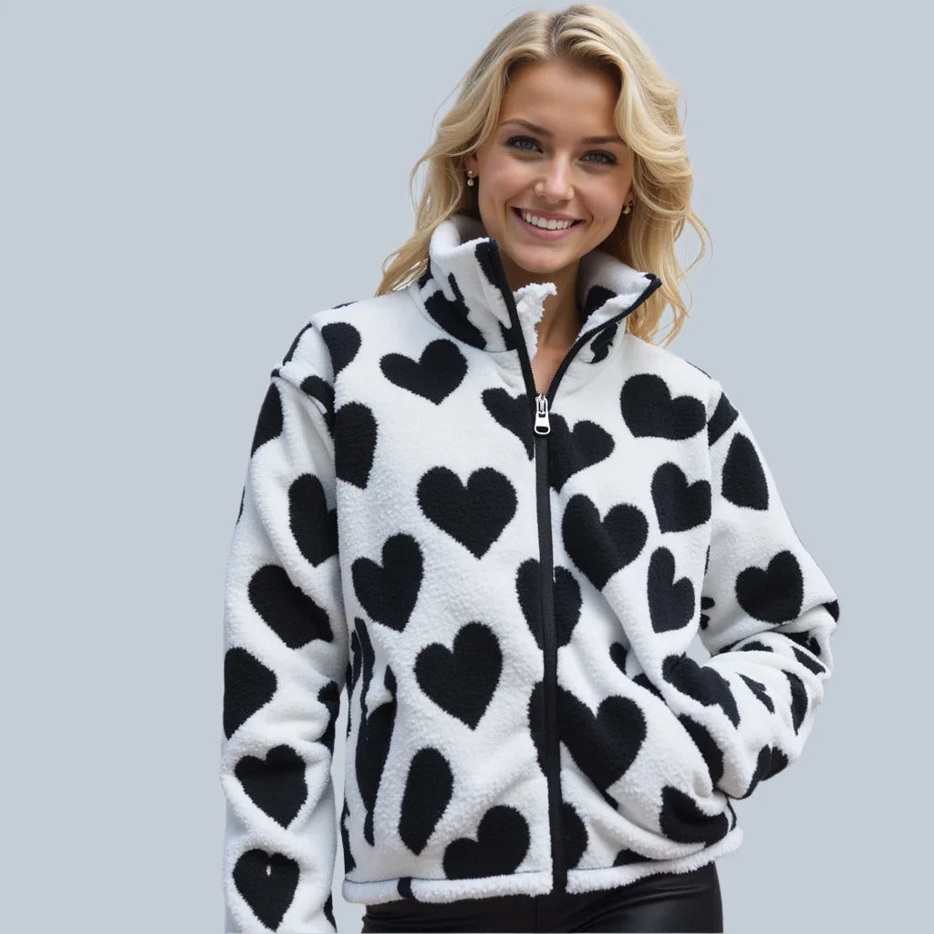 ELARA | Reversible Heart Jacket