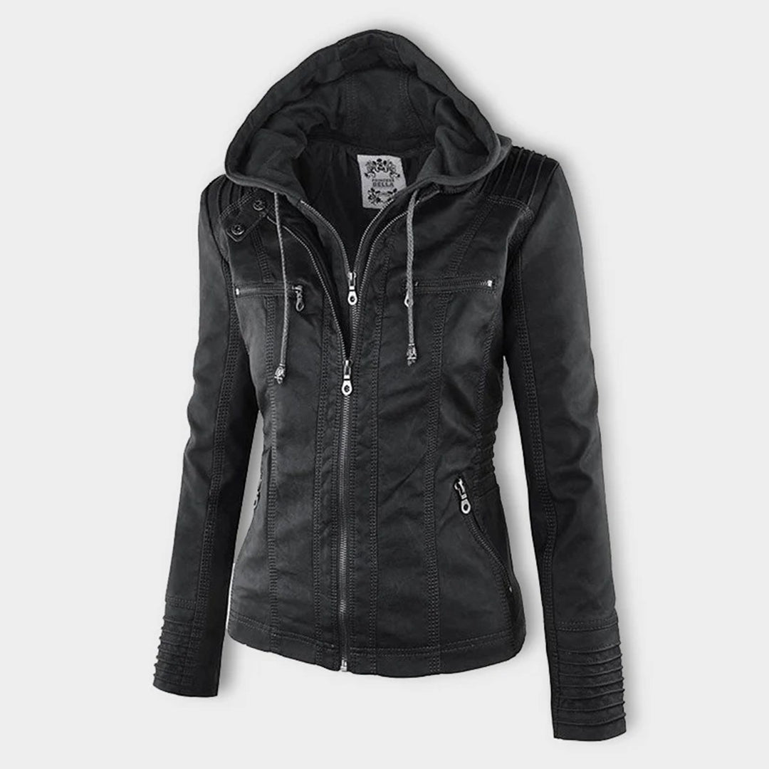 VELA | Hooded Moto Jacket