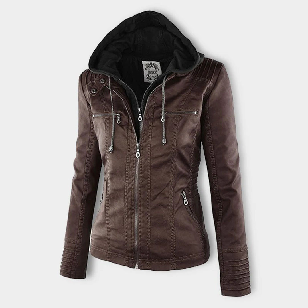 VELA | Hooded Moto Jacket