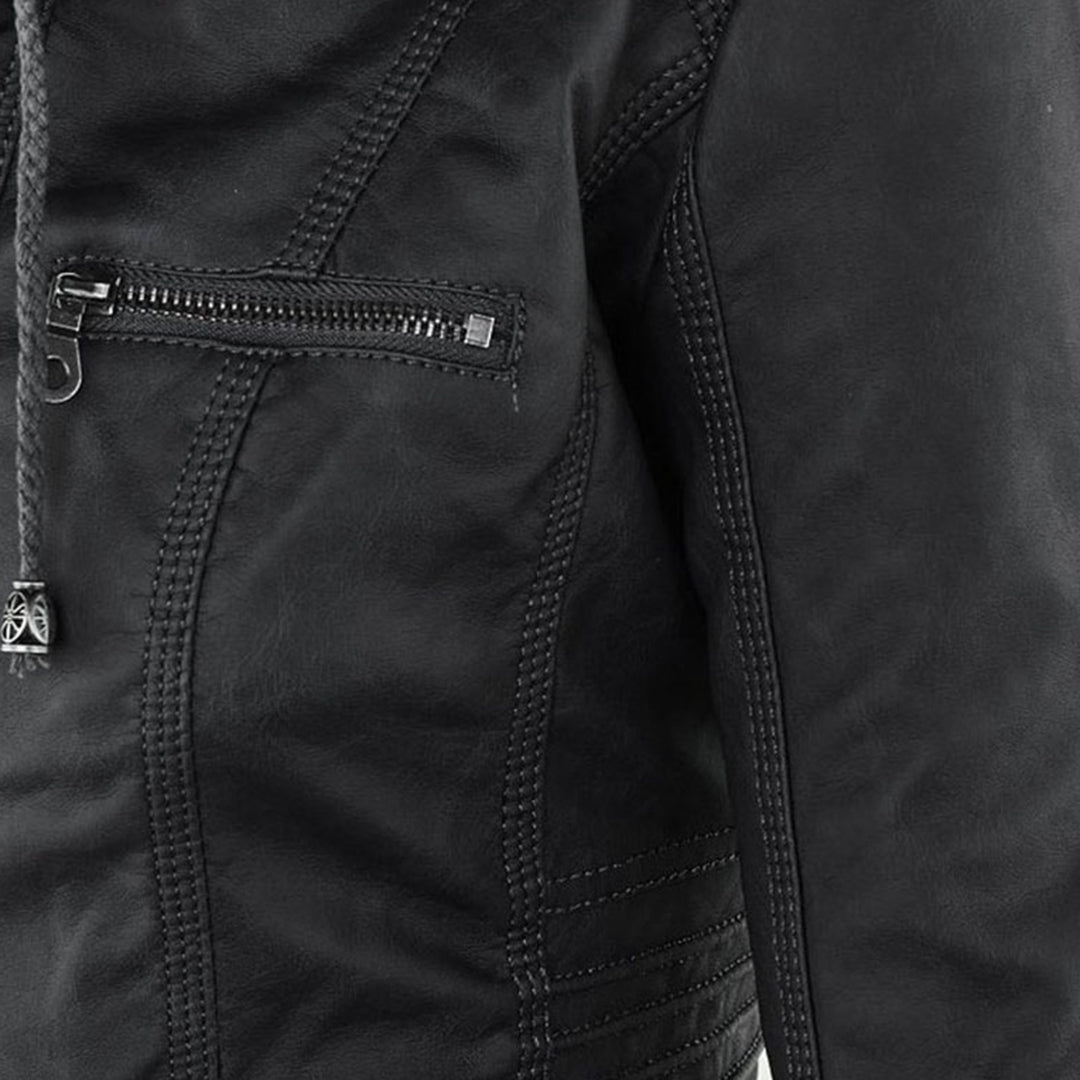 VELA | Hooded Moto Jacket
