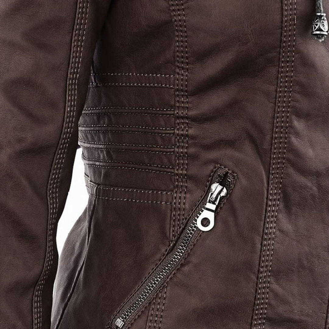 VELA | Hooded Moto Jacket