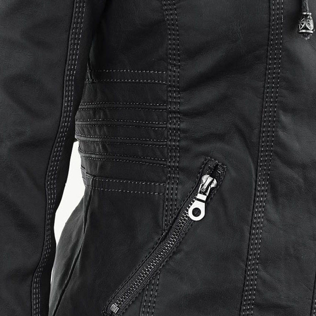 VELA | Hooded Moto Jacket