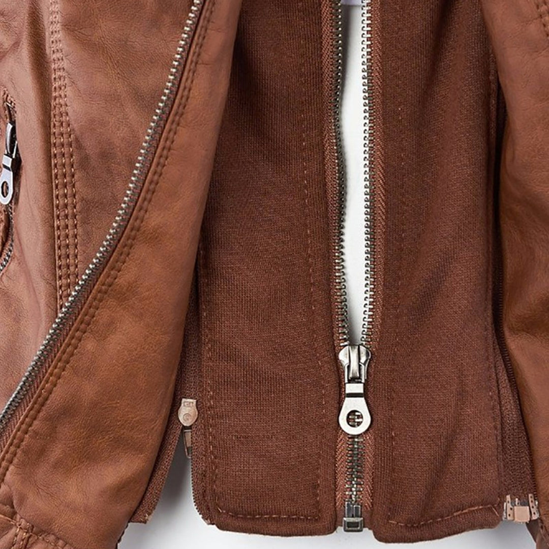 VELA | Hooded Moto Jacket