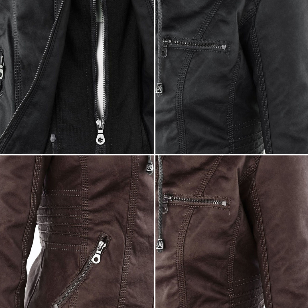 VELA | Hooded Moto Jacket