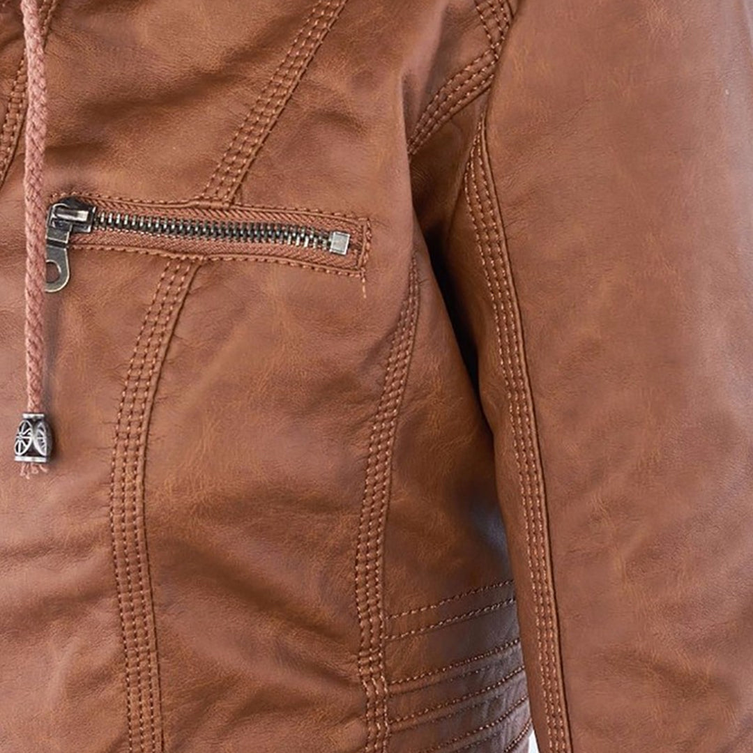 VELA | Hooded Moto Jacket