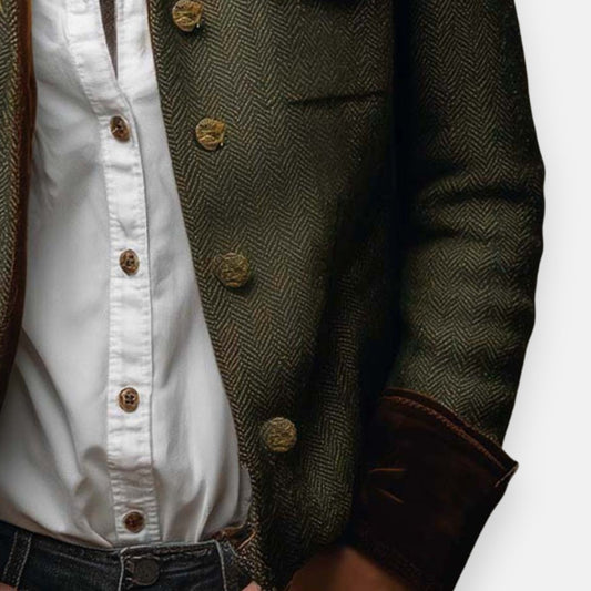 MAEVE | Velvet-Detail Jacket
