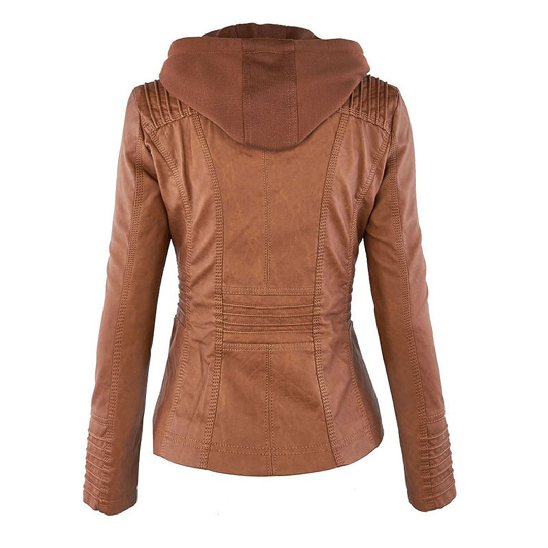 VELA | Hooded Moto Jacket