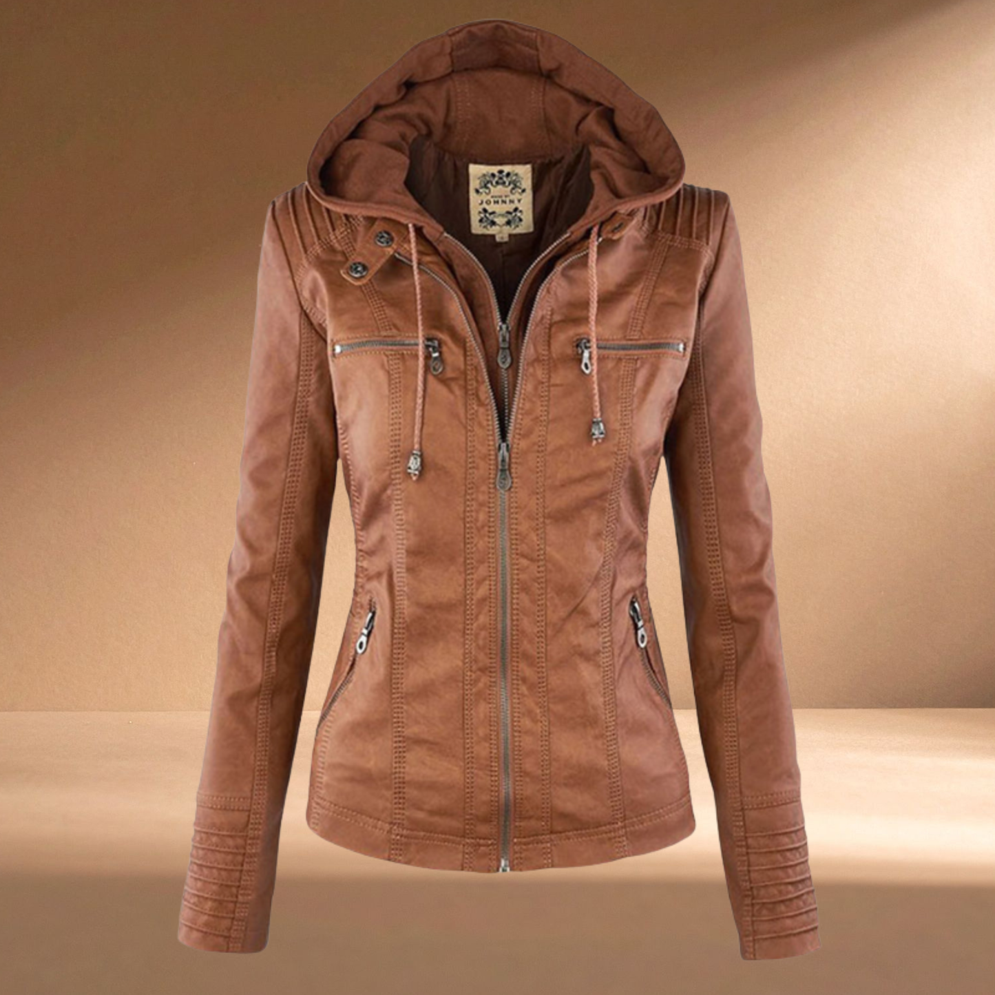 VELA | Hooded Moto Jacket