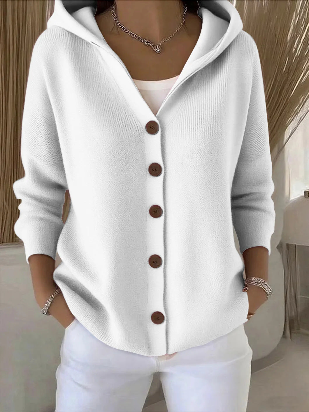 ALORA | Clasp-Front Cardi