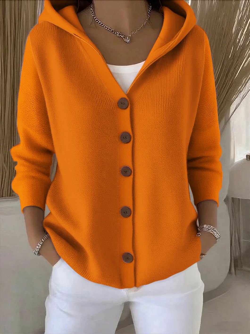 ALORA | Clasp-Front Cardi