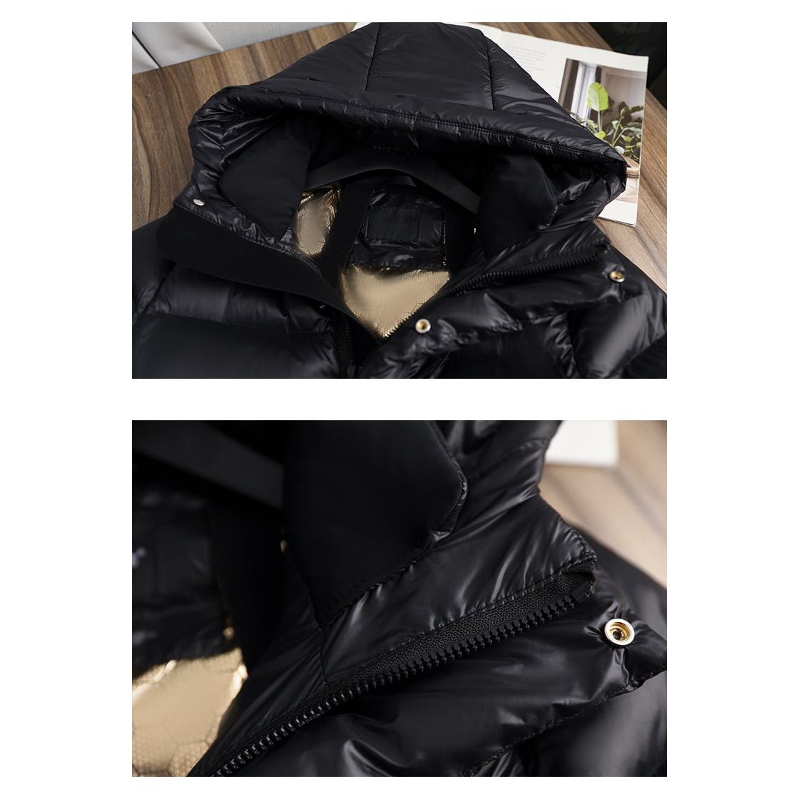 TARON | Long Quilted Puffer Coat