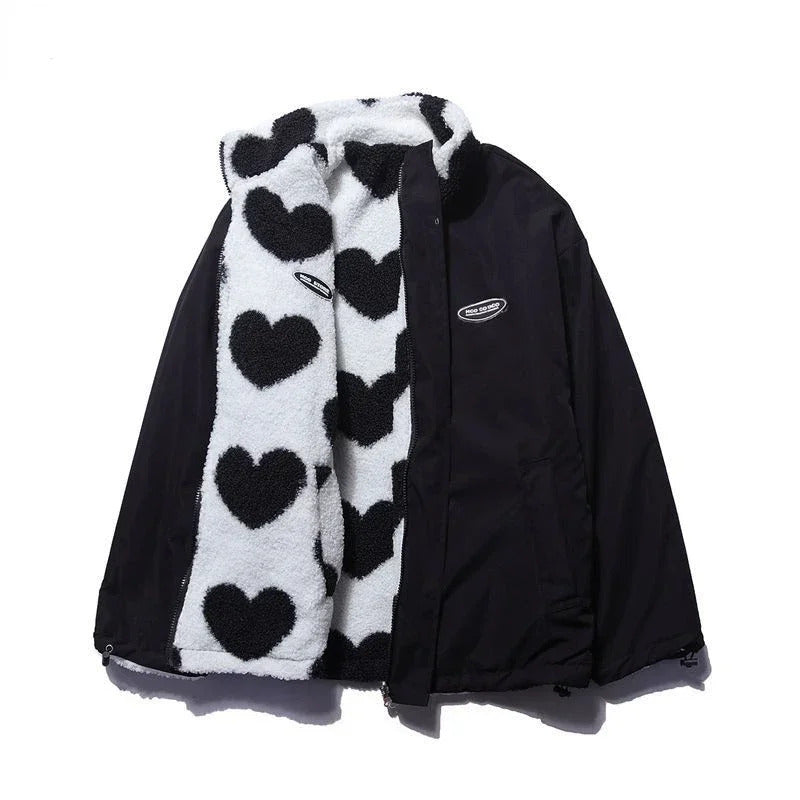 ELARA | Reversible Heart Jacket
