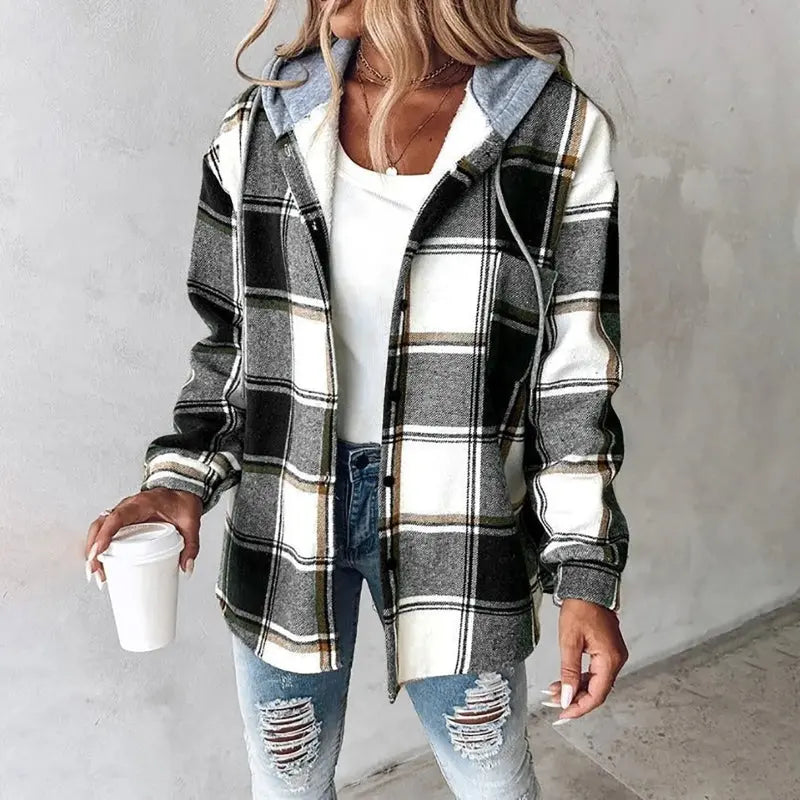 VIREO | Hooded Shirt-Jacket