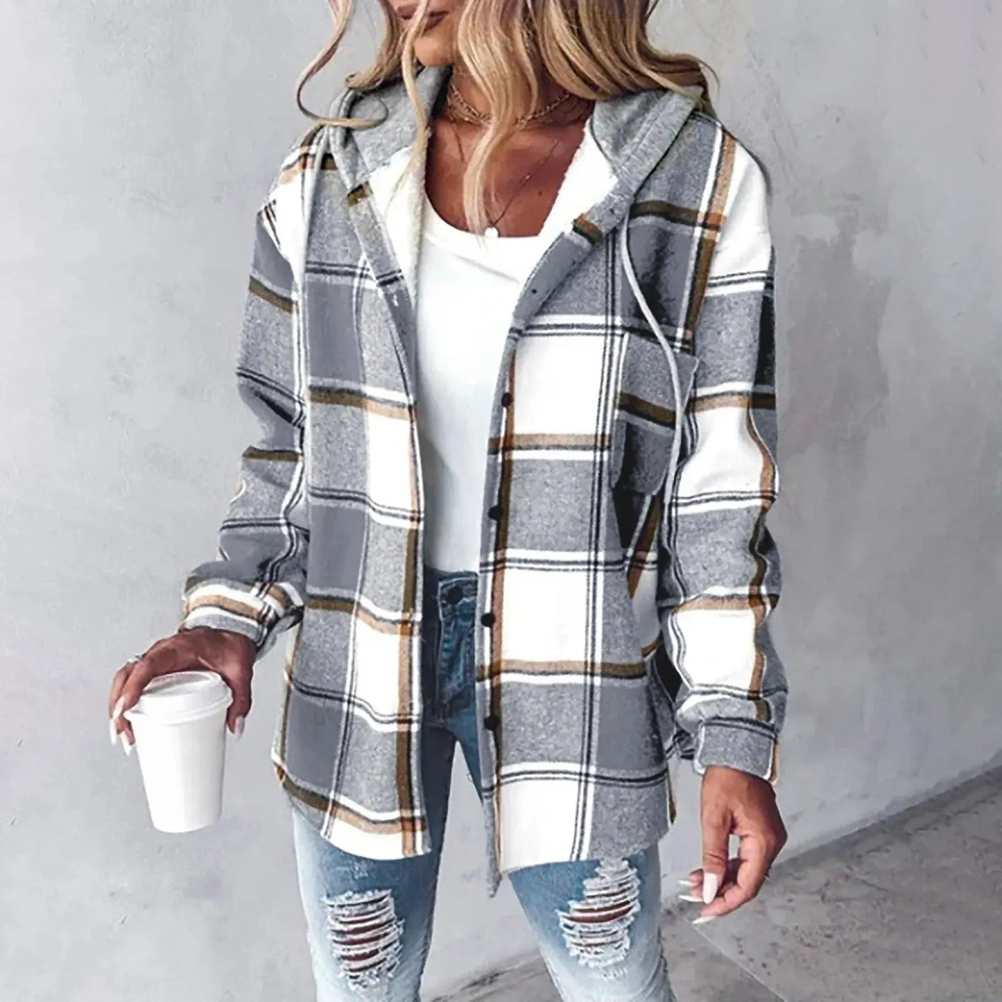 VIREO | Hooded Shirt-Jacket