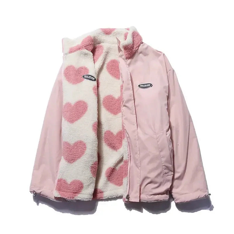 ELARA | Reversible Heart Jacket