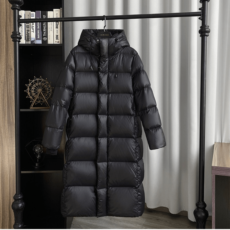 TARON | Long Quilted Puffer Coat