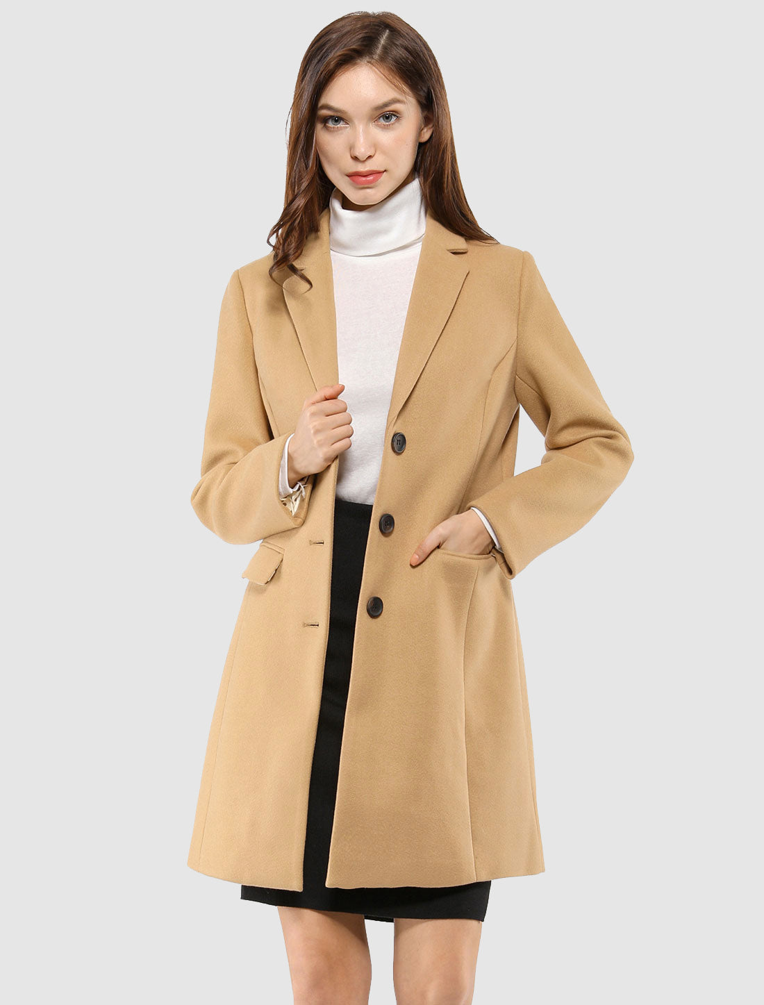 CARYS | Wool Collared Coat