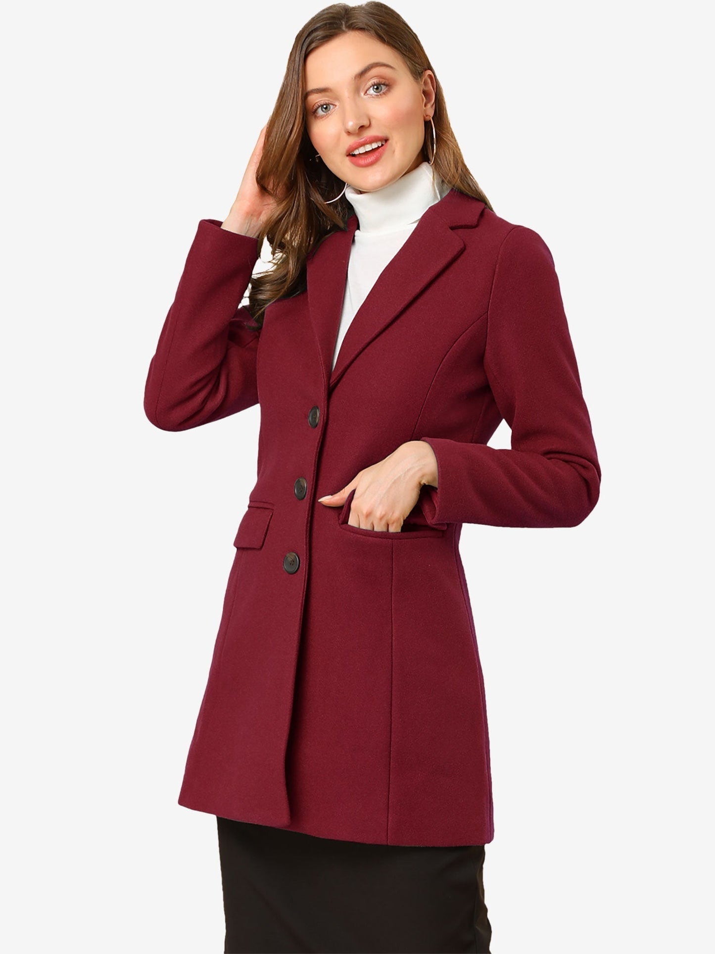 CARYS | Wool Collared Coat