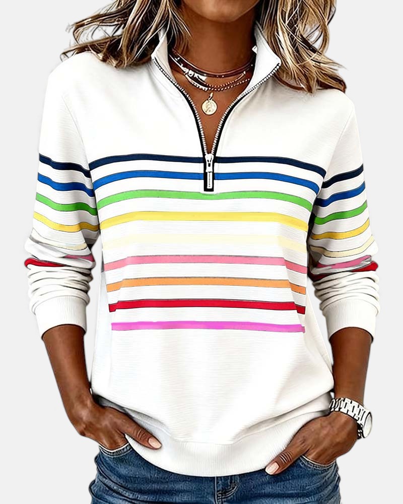 CASCADE | City-Scape Zip-Pullover