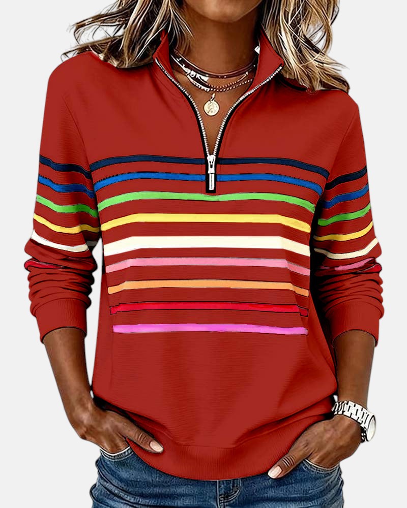 CASCADE | City-Scape Zip-Pullover