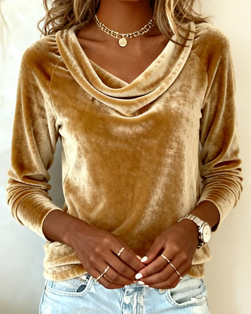 AVALON | Velvet Plunge Tee