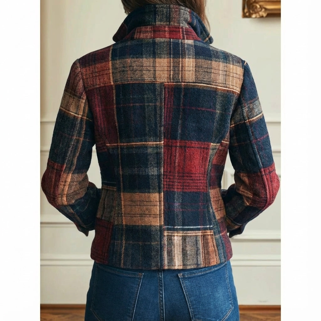 ECHO | Tailored Plaid Blazer