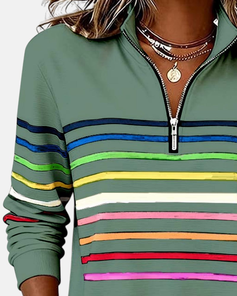CASCADE | City-Scape Zip-Pullover